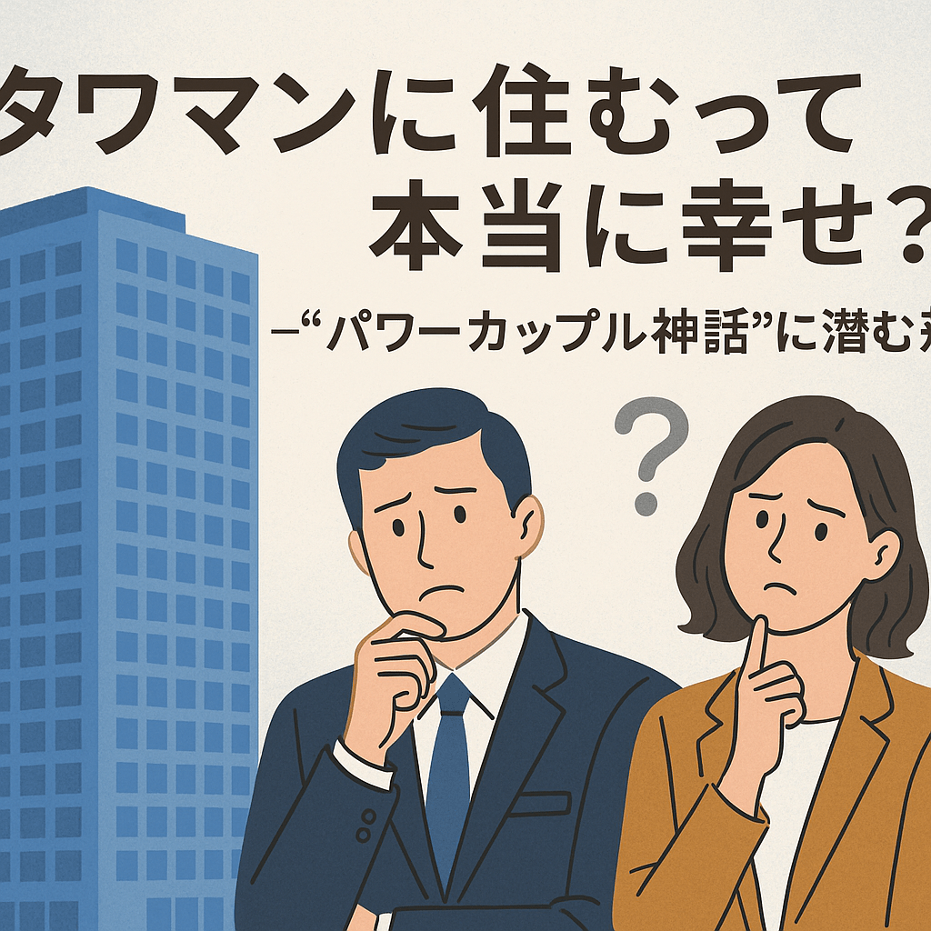 タワマンに住むって本当に幸せ?――“パワーカップル神話”に潜む落とし穴