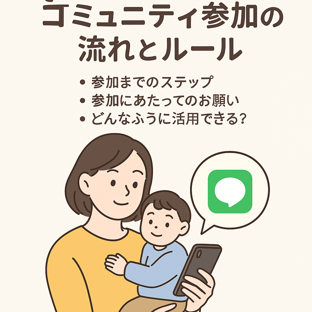 コミュニティ参加の流れとルール