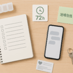 兆しに気づいたら：最初の72時間にやること7つ（はじまりの準備）