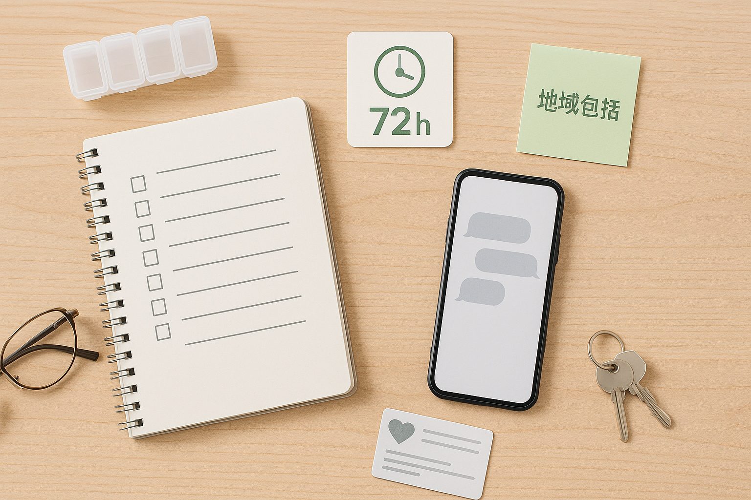 兆しに気づいたら:最初の72時間にやること7つ(はじまりの準備)