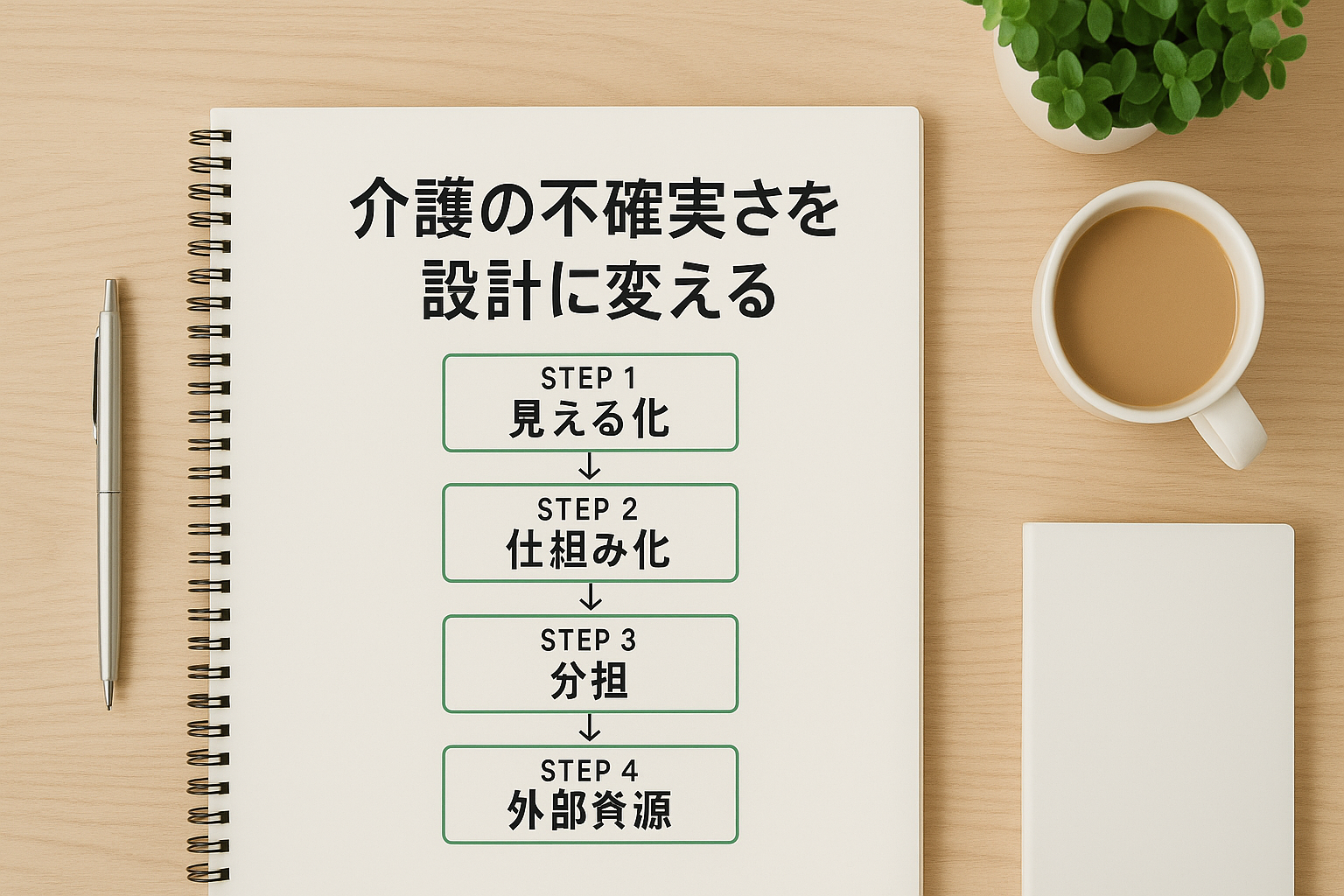 介護の不確実さを“設計”に変える——まねTama式4ステップ