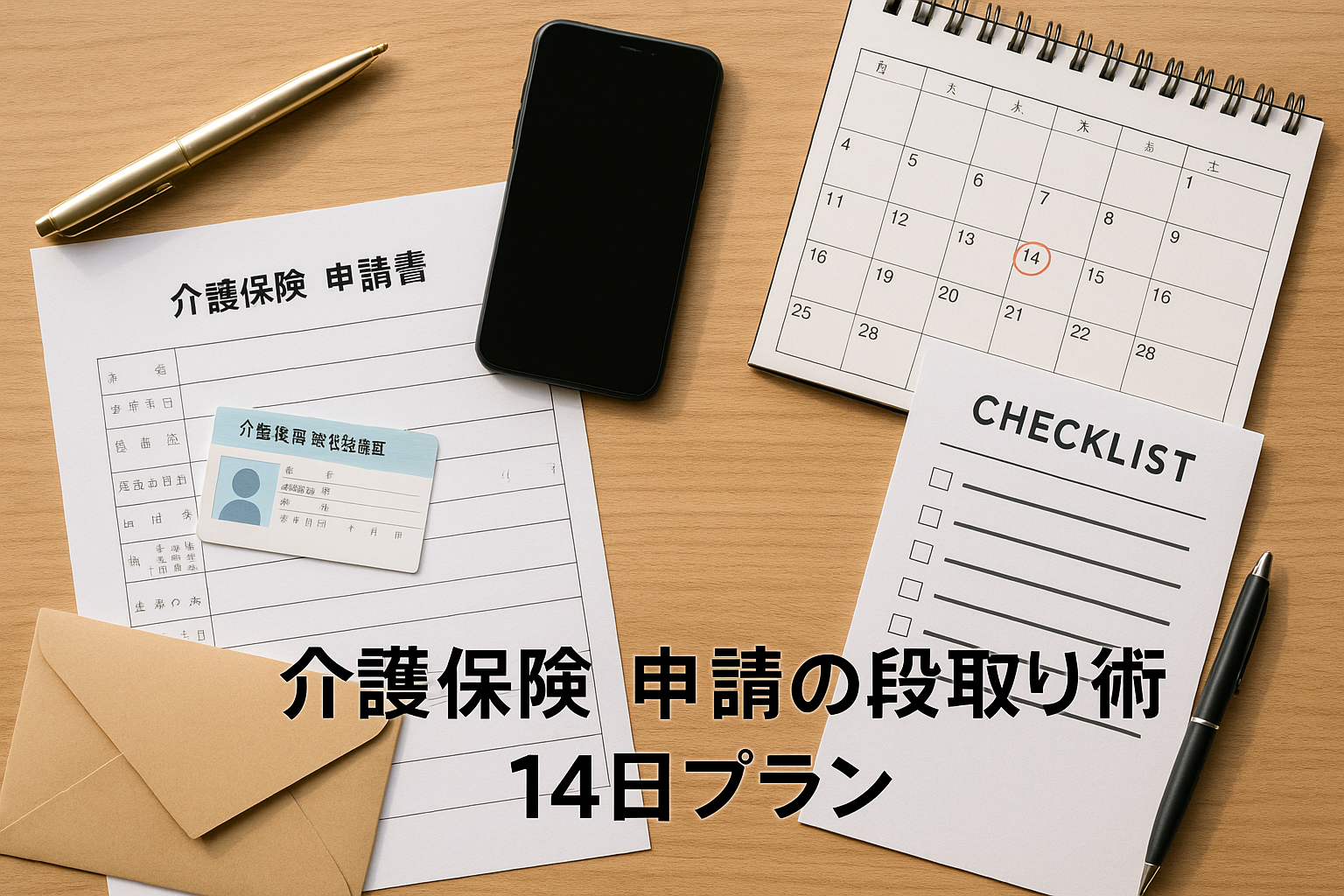 介護保険 申請の段取り術:要介護認定までの14日プラン