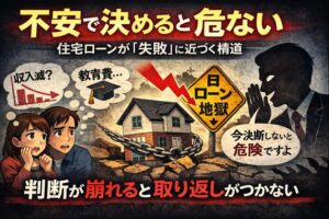住宅ローンが「失敗」に近づく構造