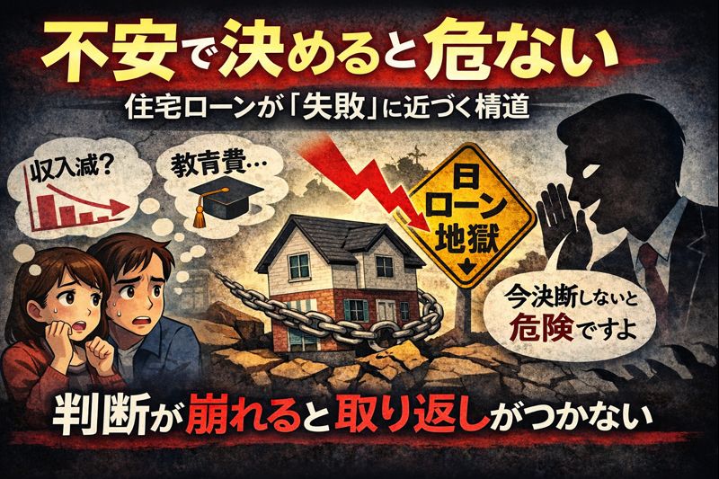 住宅ローンが「失敗」に近づく構造