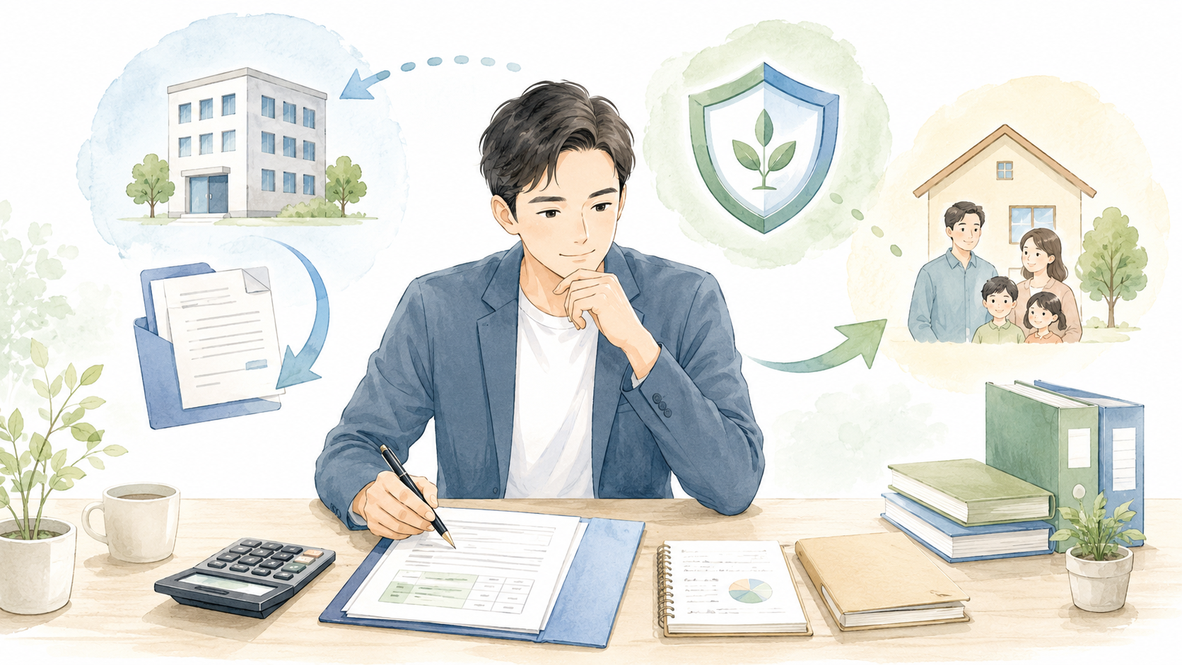 法人契約の生命保険を見直す前に──契約者配当・契約転換・契約者変更の注意点
