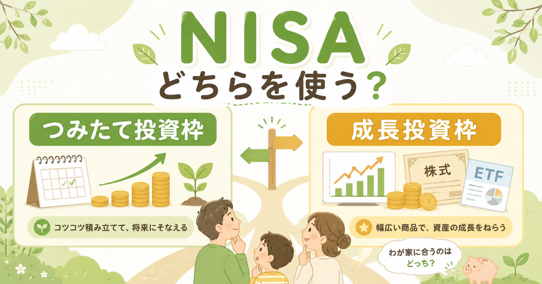 NISAのつみたて投資枠と成長投資枠、同じ商品ならどちらで買う?