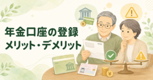 2026年8月から簡易書留が届く?年金受取口座を公金受取口座に登録するメリット・デメリット